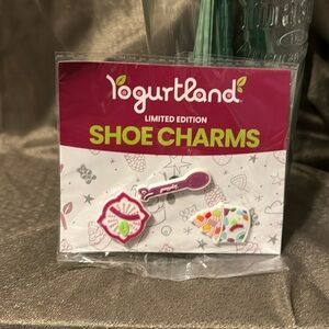 yogurtland shoe charm. Limited edition